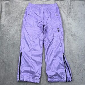 NILS Waterproof Snow Pants Womens 12 Snowboard Ski Mesh Lined Baggy Straight Leg